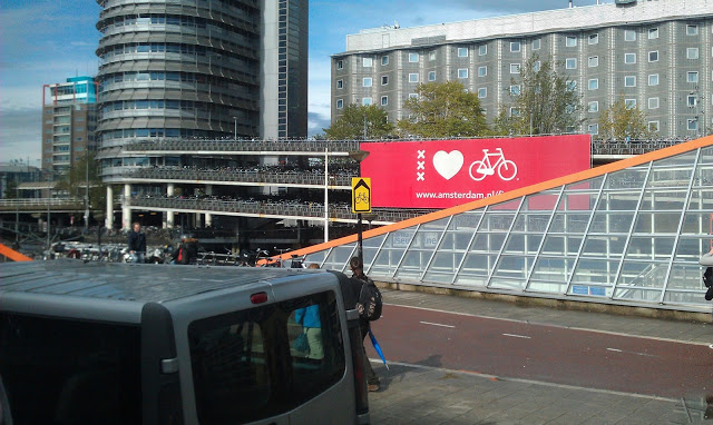A Multi-story Bicycle Park in Amsterdam