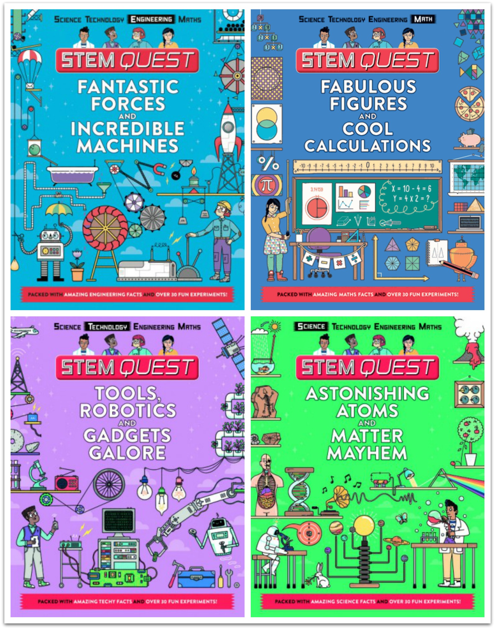 Win A Set of STEM Quest Books - My Three and Me