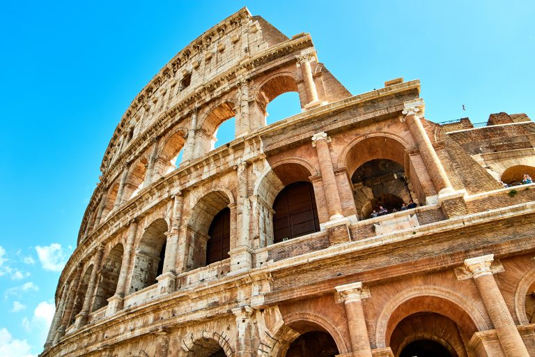 the Colosseum in Rome