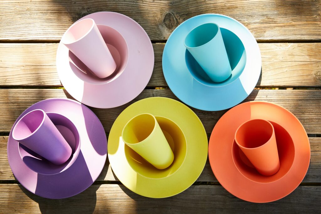 bamboo picnic dining set